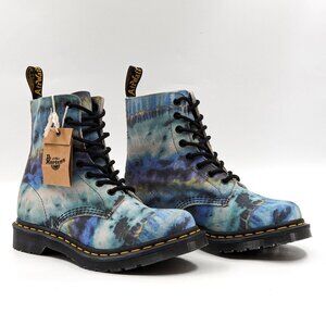 Dr. Martens Multicolor Tie-Dye Combat Boots